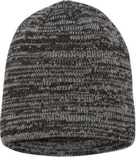 Sportsman SP03 8&quot; Marled Knit Beanie - Grey Charcoal - HIT a Double
