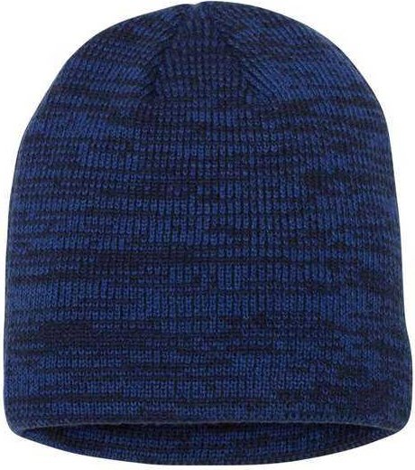 Sportsman SP03 8&quot; Marled Knit Beanie - Royal Navy - HIT a Double