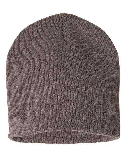 Sportsman SP08 8" Knit Beanie - Heather Brown - HIT a Double