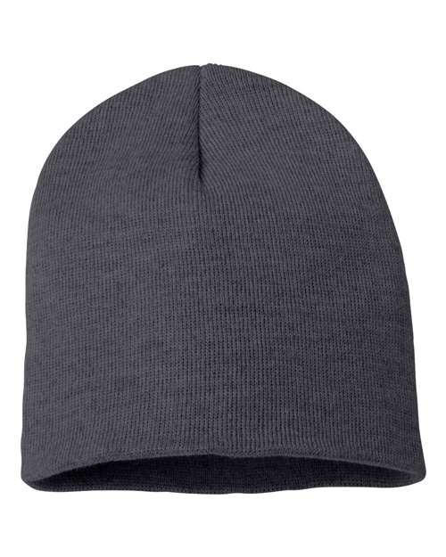 Sportsman SP08 8" Knit Beanie - Heather Charcoal - HIT a Double