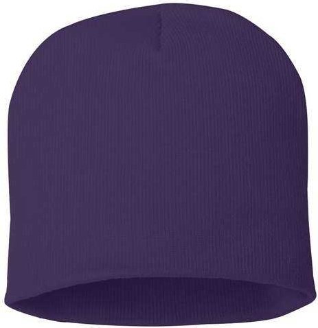 Sportsman SP08 8&quot; Knit Beanie - Purple - HIT a Double