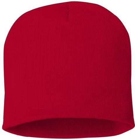 Sportsman SP08 8&quot; Knit Beanie - Red - HIT a Double