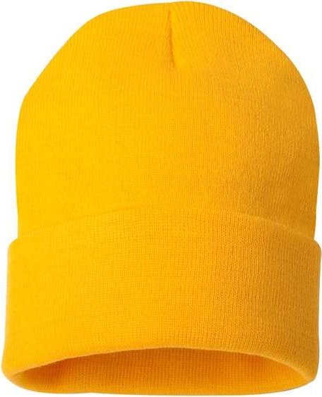 Sportsman SP12 Solid 12&quot; Cuffed Beanie - Gold - HIT a Double
