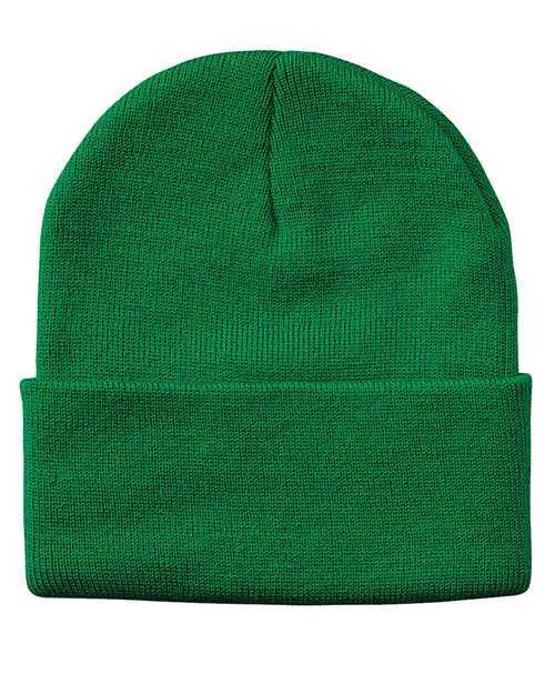 Sportsman SP12 Solid 12" Cuffed Beanie - Kelly - HIT a Double