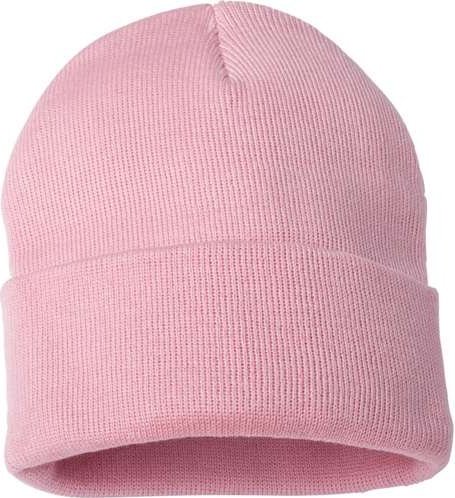 Sportsman SP12 Solid 12&quot; Cuffed Beanie - Pink - HIT a Double