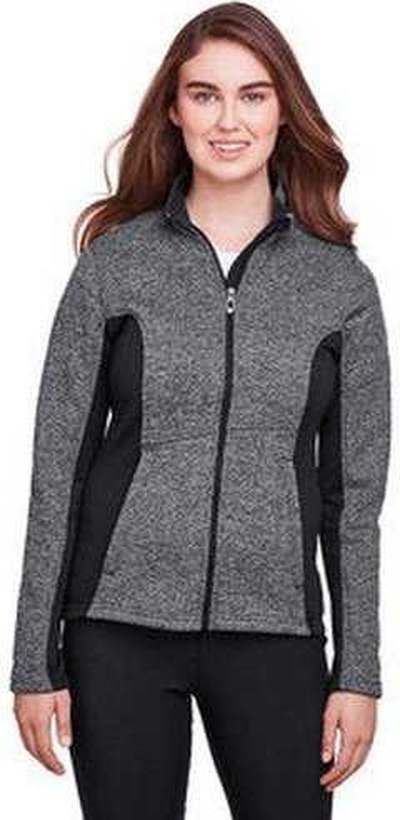 Spyder 187335 Ladies’ Constant Full-zip Sweater Fleece Jacket - Black Heather