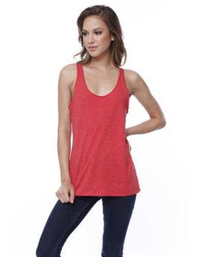 StarTee Drop Ship ST1582 Ladies&#39; Triblend Racerback Tank - Vintage Red - HIT a Double