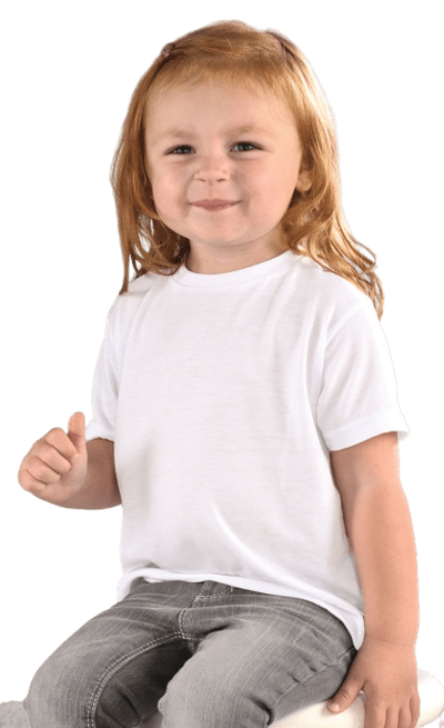 Sublivie 1310 Toddler Polyester Sublimation Tee - White - HIT a Double