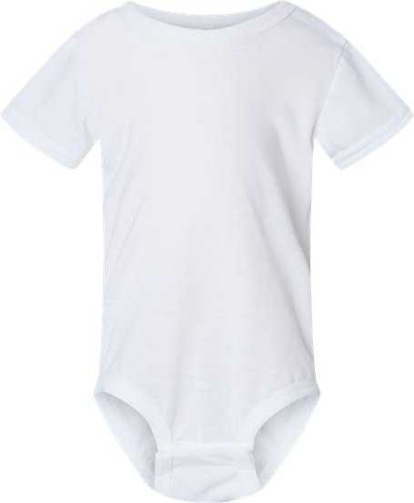 Sublivie 4610 Infant Polyester Sublimation Bodysuit - White - HIT a Double - 1