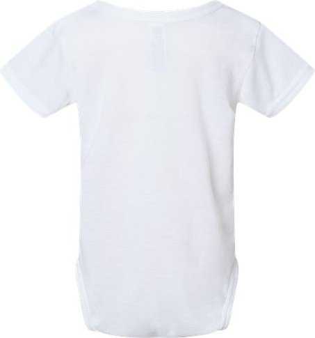 Sublivie 4610 Infant Polyester Sublimation Bodysuit - White - HIT a Double - 2