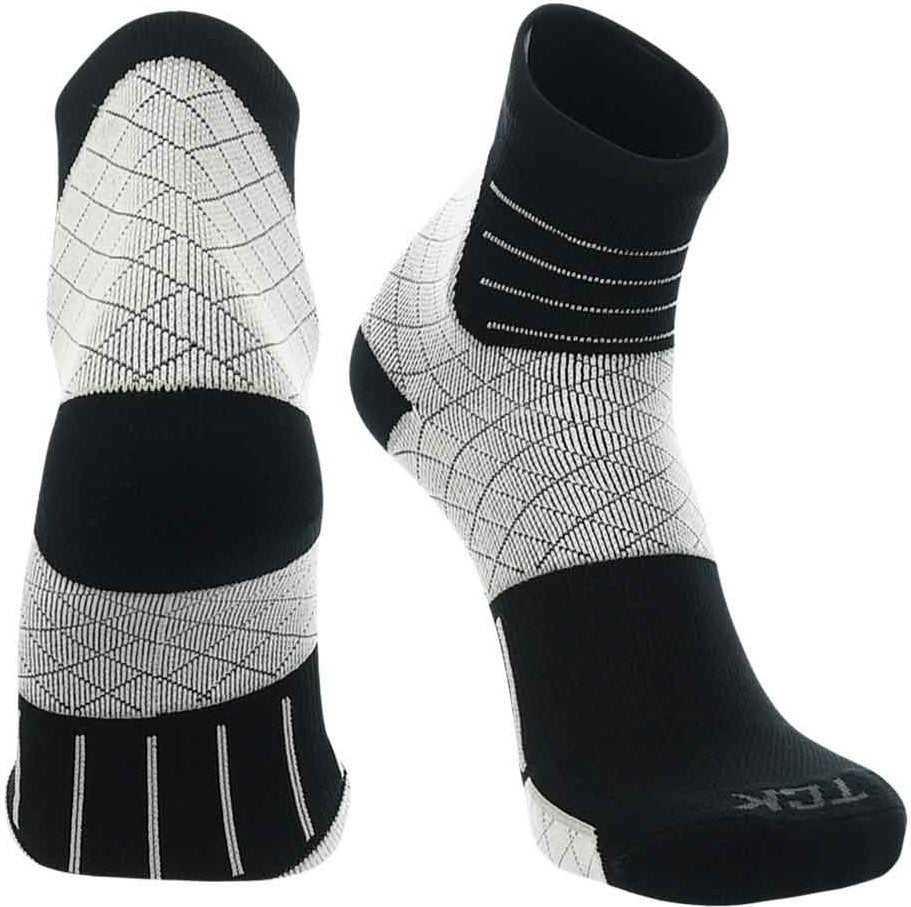 TCK Foot Solution Achilles Tendinitis Quarter Socks - Black