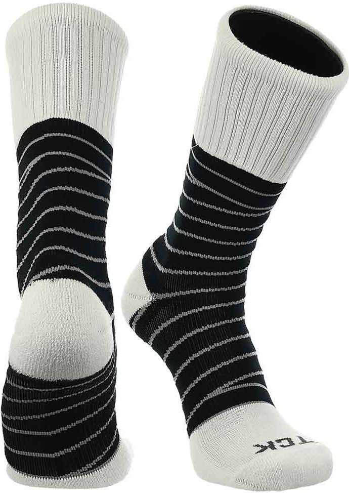 TCK Foot Solution Tape Crew Socks - White