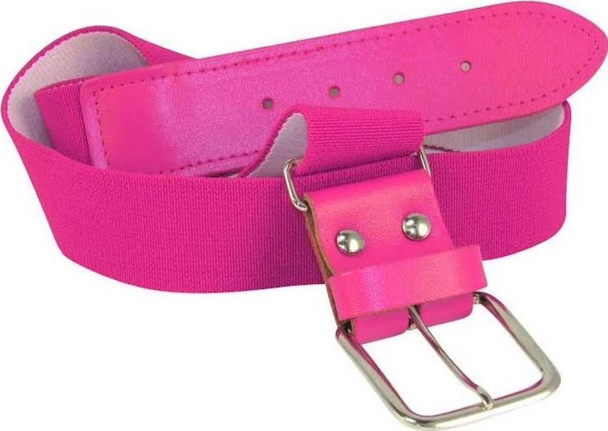 TCK (Twin City Kniting) Adjustable Elastic Baseball Belts - Hot Pink - HIT A Double
