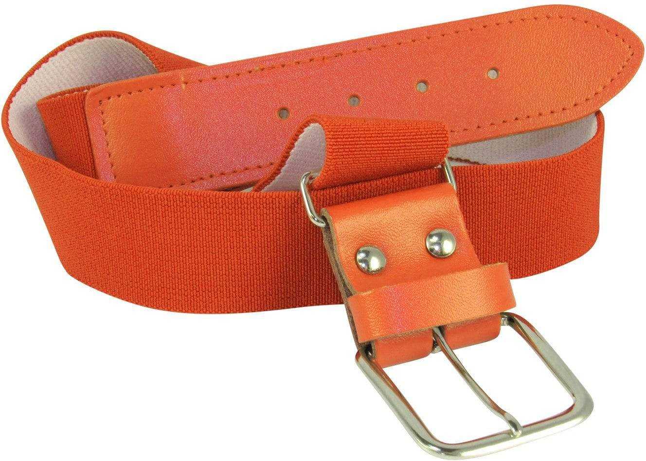 TCK Adjustable Elastic Baseball Belts - Orange - HIT a Double