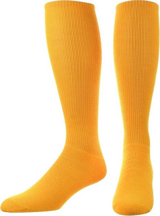 TCK All Sport Polyester Knee High Tube Socks - Gold - HIT a Double