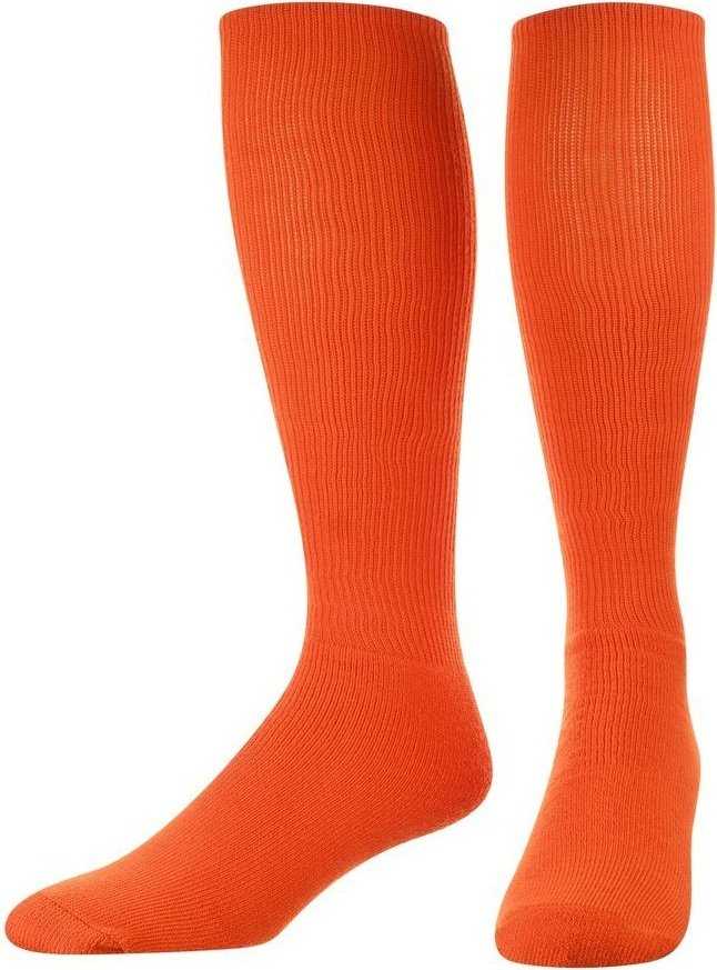 TCK All Sport Polyester Knee High Tube Socks - Orange - HIT a Double