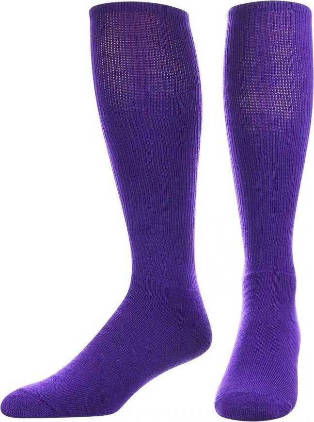 TCK All Sport Polyester Knee High Tube Socks - Purple - HIT a Double