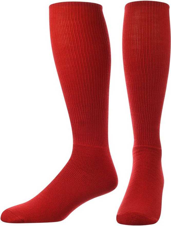 TCK All Sport Polyester Knee High Tube Socks - Scarlet - HIT a Double