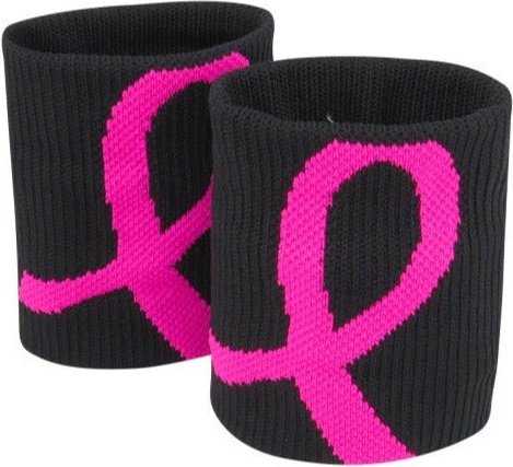 TCK Aware Breast Cancer Wristbands - Black Hot Pink - HIT a Double
