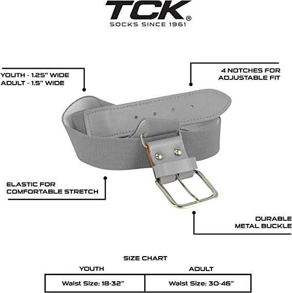 TCK Belt Knee High Sock Combo - Gray - HIT a Double - 3