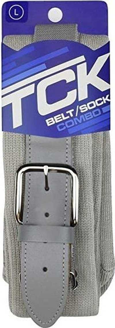 TCK Belt Knee High Sock Combo - Gray - HIT a Double - 4