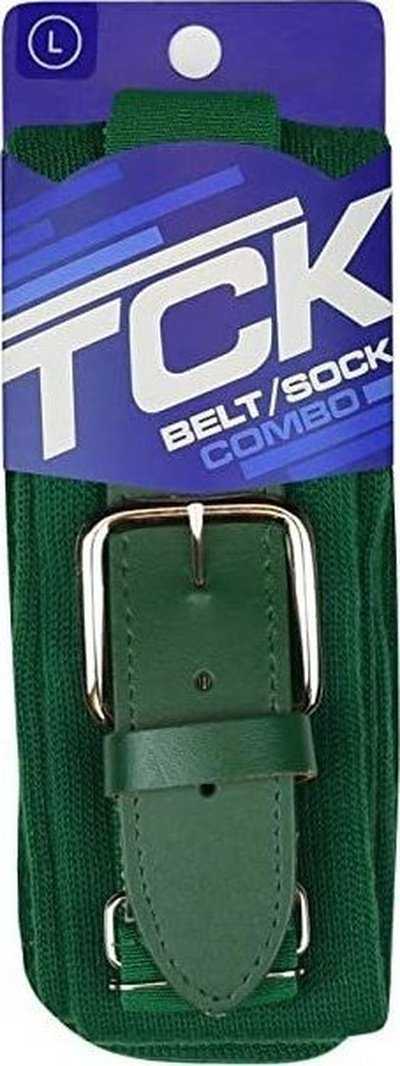 TCK Belt Knee High Sock Combo - Kelly - HIT a Double