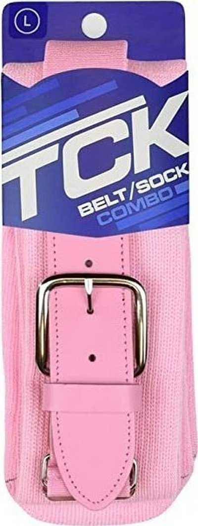 TCK Belt Knee High Sock Combo - Pink - HIT a Double