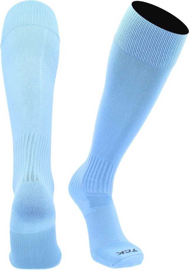 TCK Champion Knee High Sports Socks - Columbia Blue - HIT a Double
