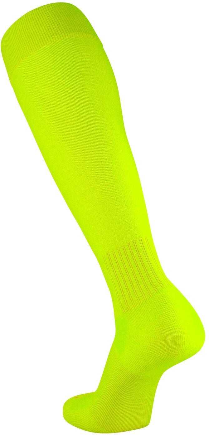 TCK Champion Knee High Sports Socks - Neon Yellow - HIT a Double - 1
