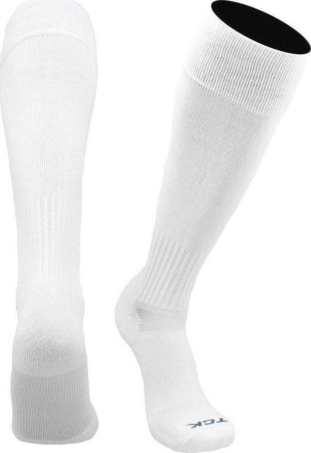 TCK Champion Knee High Sports Socks - White - HIT a Double