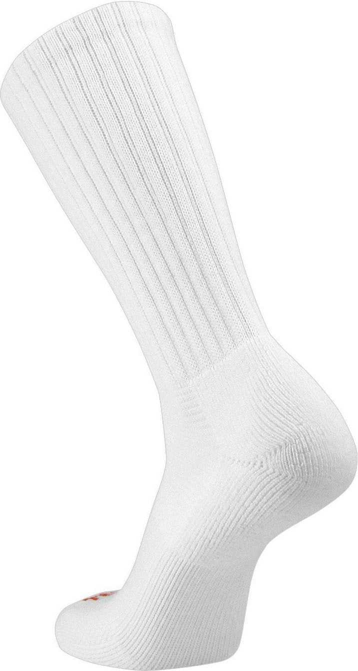 TCK Chase Crew Acrylic Socks - White - HIT a Double