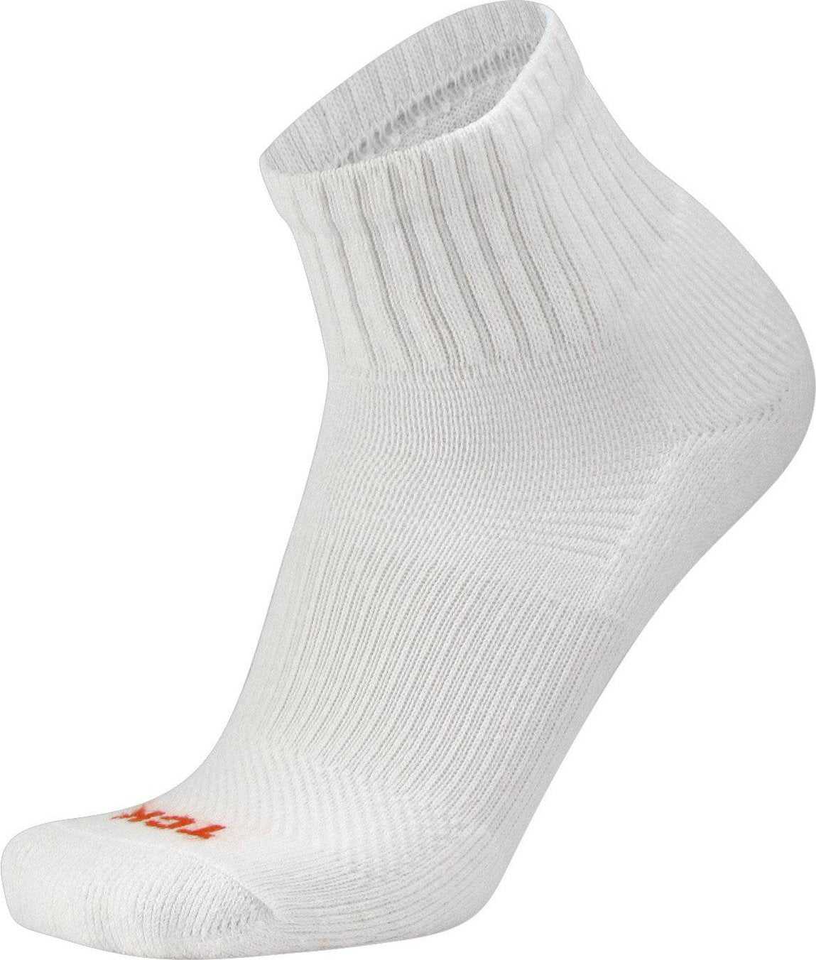 TCK Chase Quarter Socks - White - HIT a Double