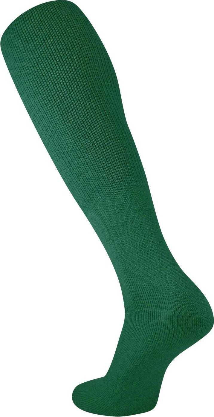 TCK Collegiate Football Tube Socks - Dark Green - HIT a Double