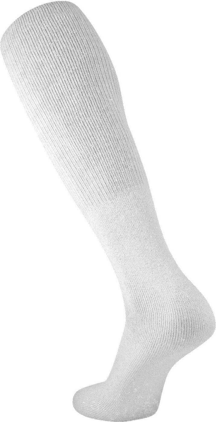 TCK Collegiate Football Tube Socks - White - HIT a Double