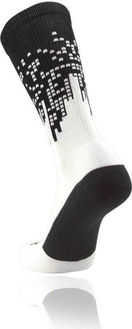 TCK Downtown Crew Socks - Black White - HIT a Double