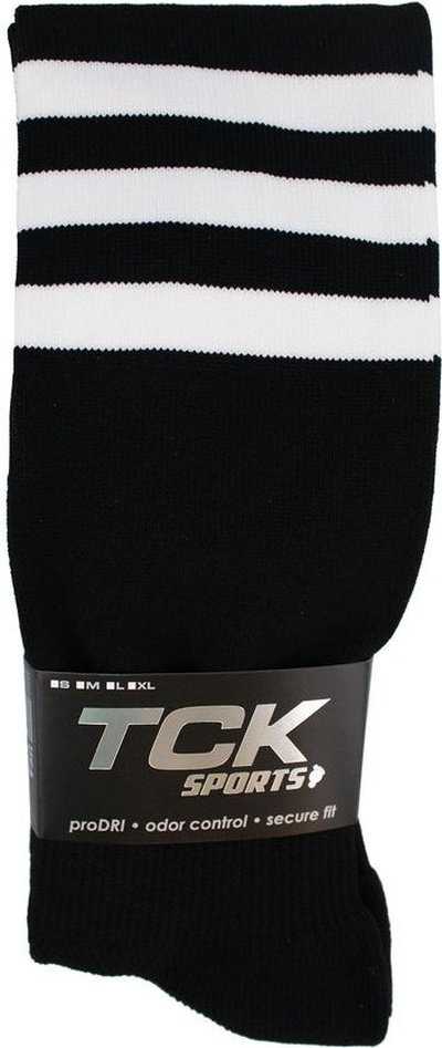 TCK Dugout Knee High Socks - Black White - HIT a Double
