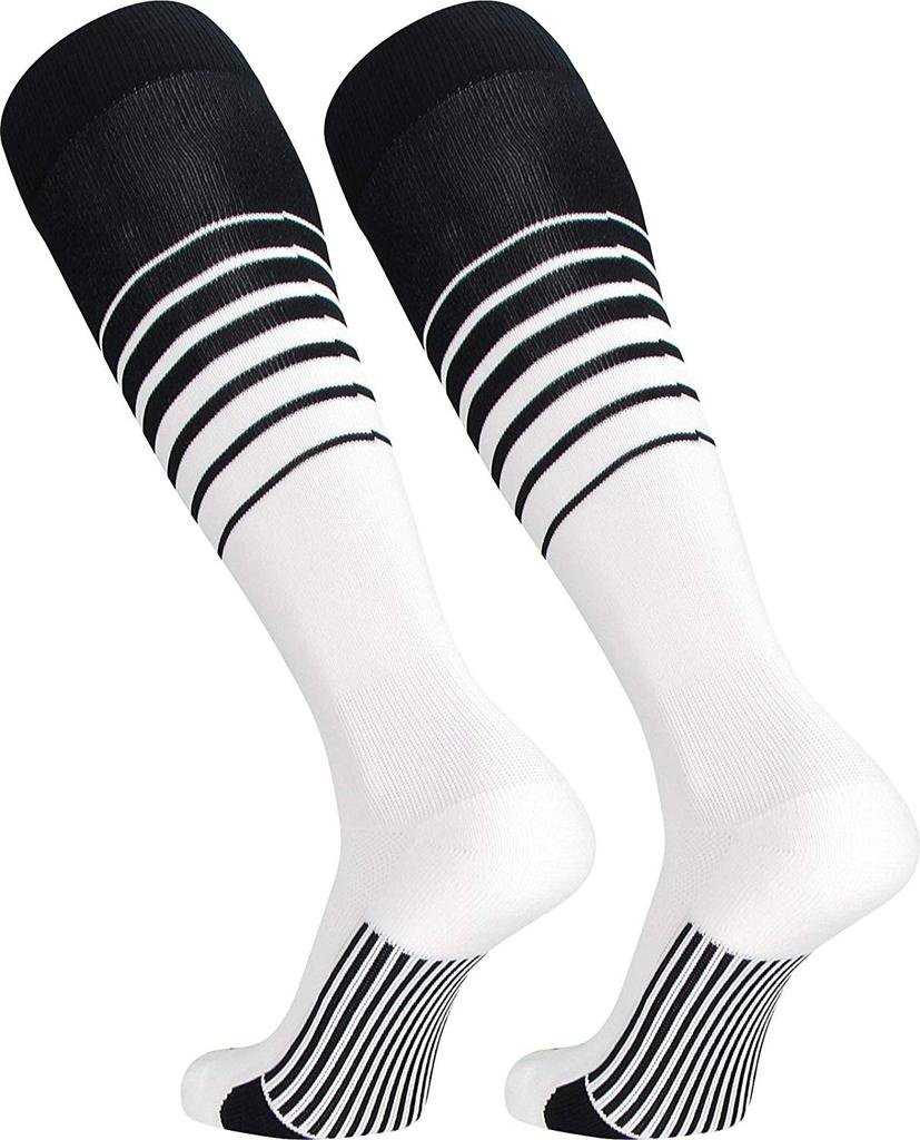 TCK Elite Breaker Knee High Socks - Black White - HIT a Double