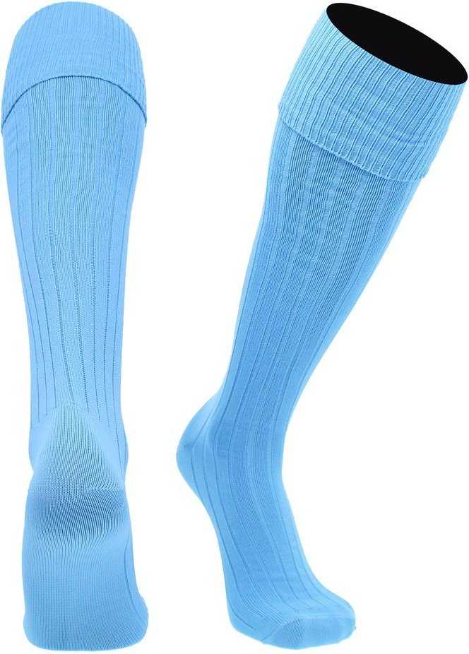 TCK Euro Soccer Socks - Columbia Blue - HIT a Double