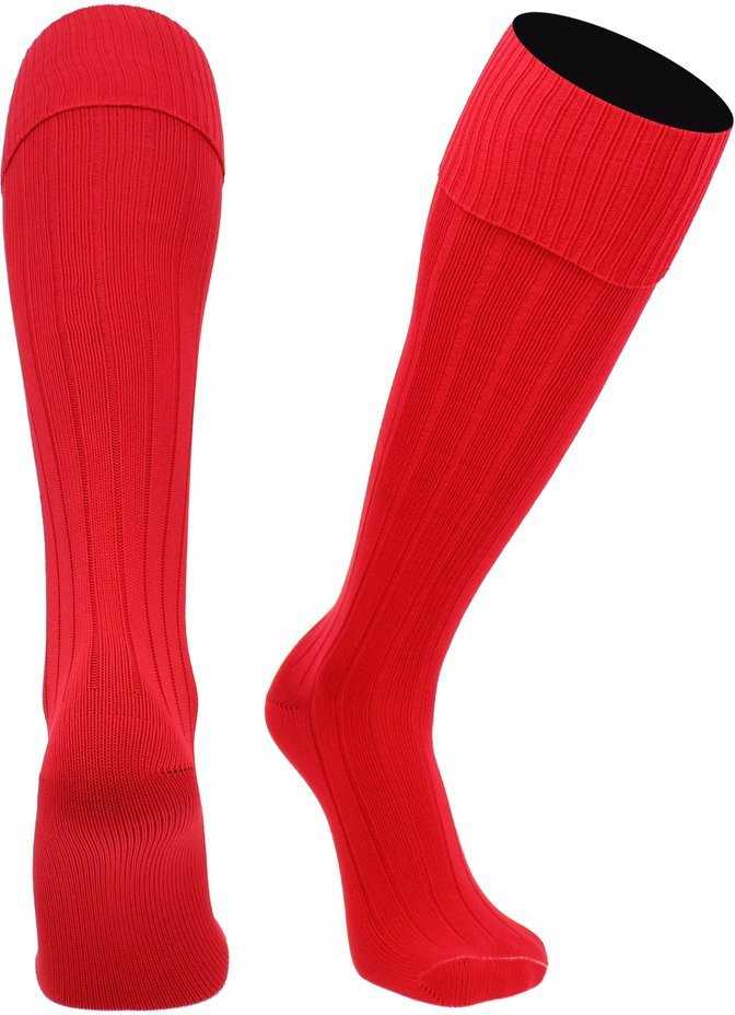 TCK Euro Soccer Socks - Scarlet - HIT a Double