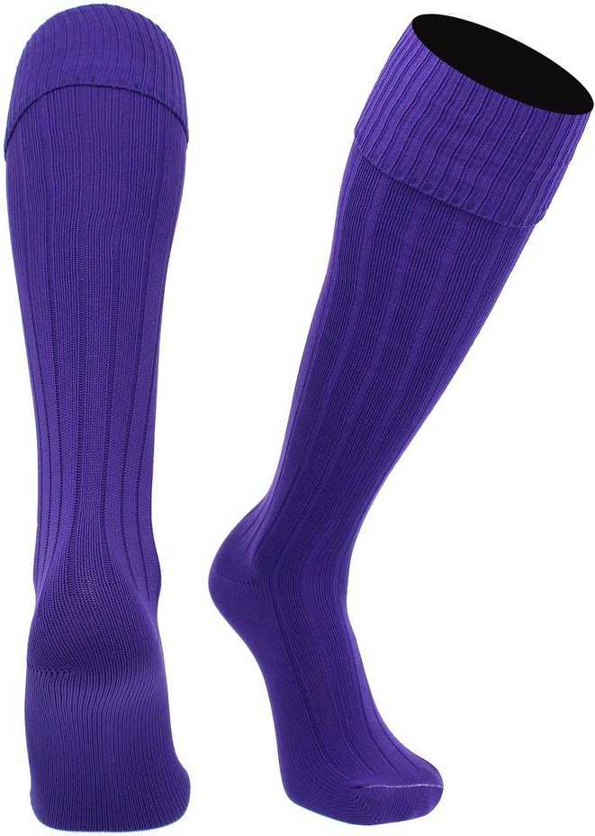 TCK Finale Solid Soccer Socks - Purple - HIT a Double