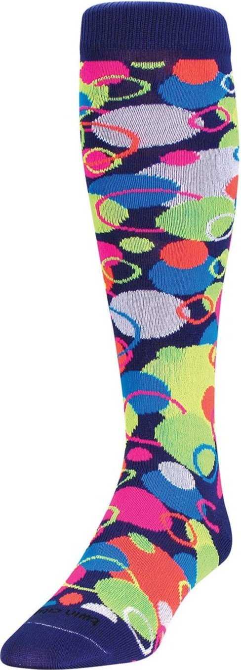 TCK Krazisox Bubbles Knee High Socks - Multi-Colored - HIT a Double