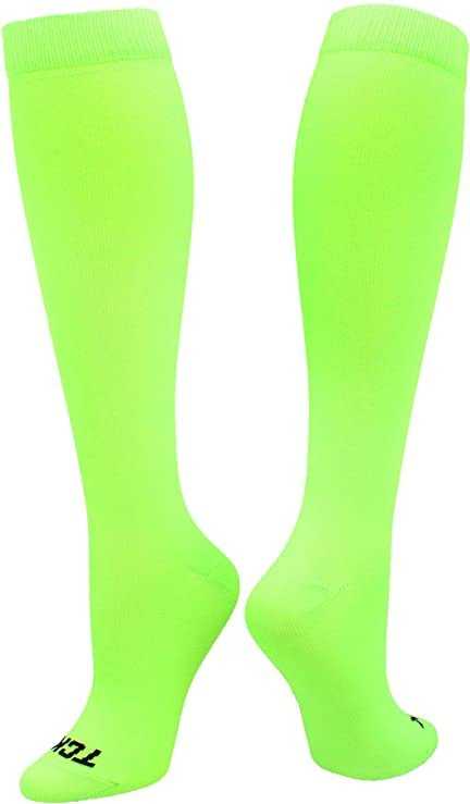 TCK Krazisox Neon Knee High Socks - Neon Yellow - HIT a Double