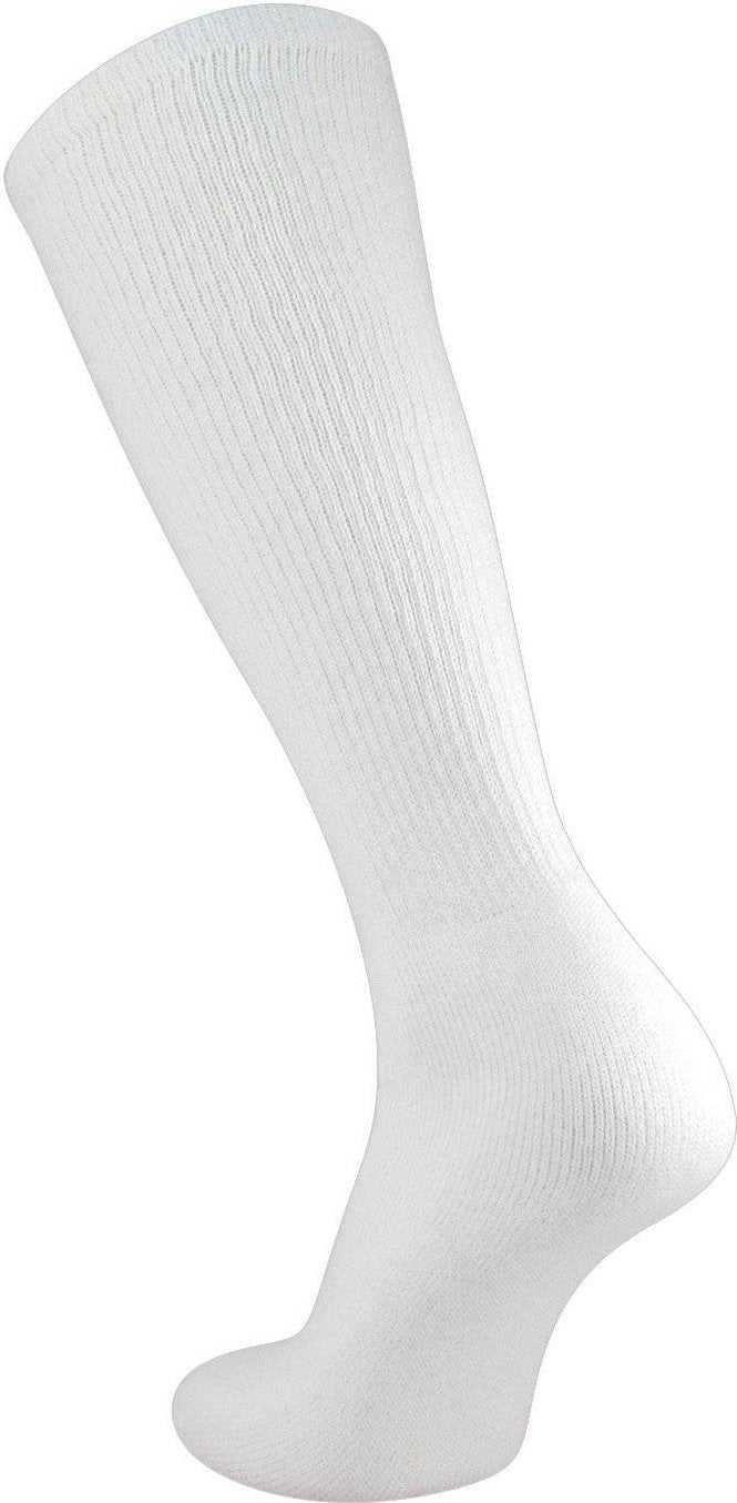 TCK Mid Calf Tube Socks - White - HIT a Double