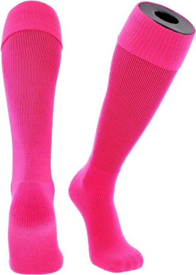 TCK Multisport Acrylic Knee High Tube Socks - Hot Pink - HIT a Double