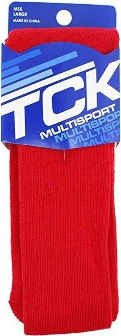 TCK Multisport Acrylic Knee High Tube Socks - Scarlet - HIT a Double