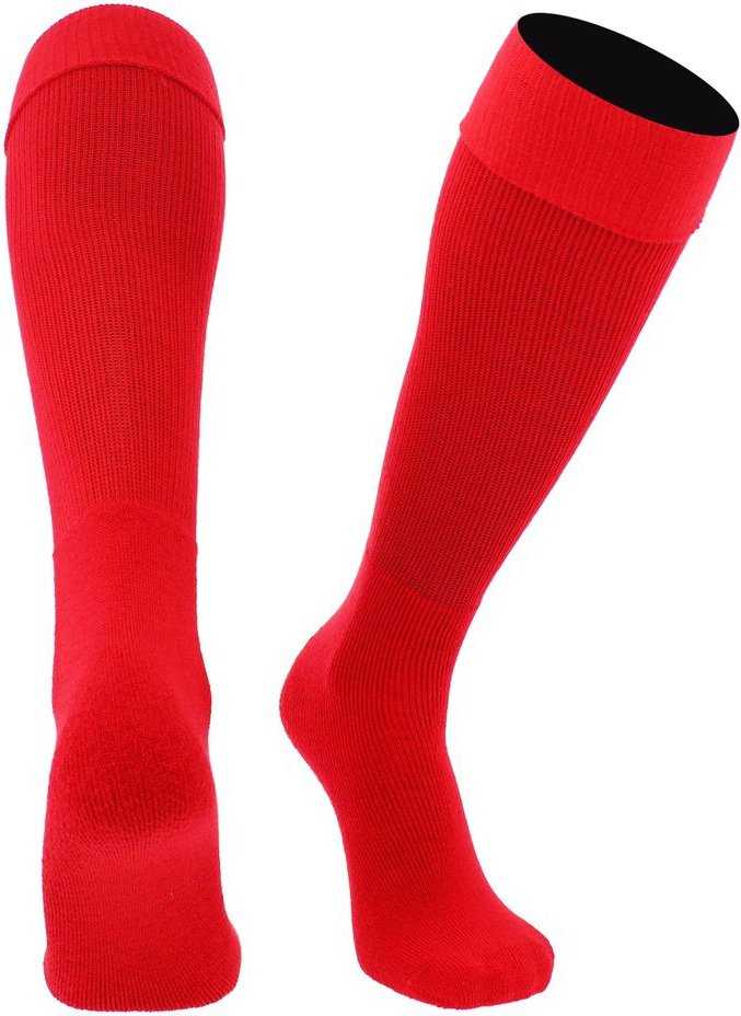 TCK Multisport Acrylic Knee High Tube Socks - Scarlet - HIT a Double
