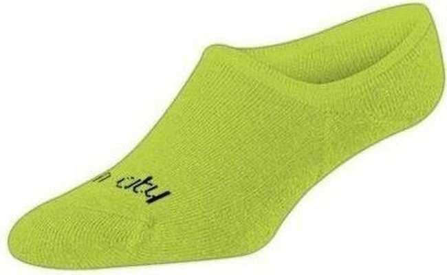 TCK No Show Socks 2 pack - Neon Yellow - HIT a Double