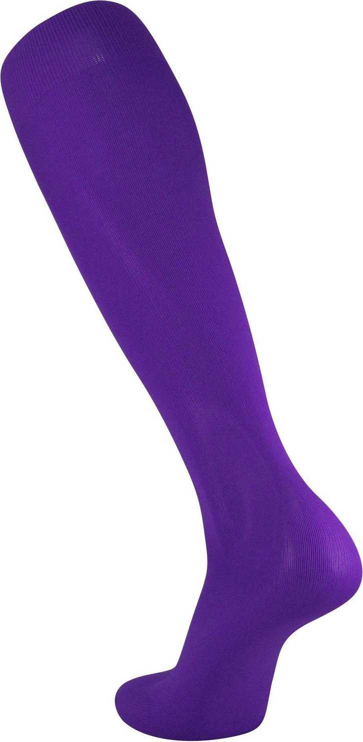 TCK Nylon Sanitary Knee High Socks - Purple - HIT a Double