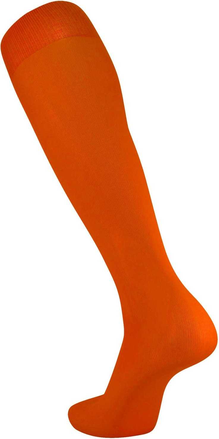 TCK Nylon Sanitary Knee High Tube Sock - Texas Orange - HIT a Double