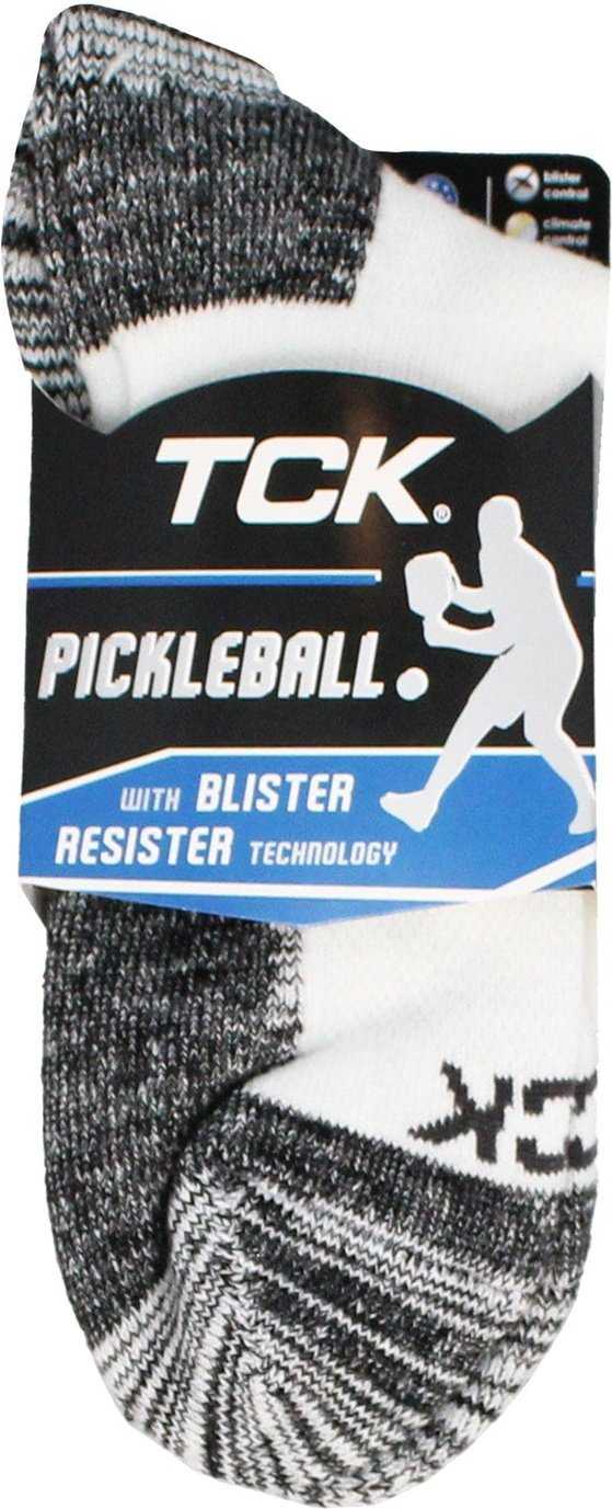 TCK Pickleball Socks Low Cut Socks - White - HIT a Double